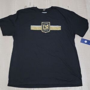 Los Angeles Football Club  Men's Black T-Shirt